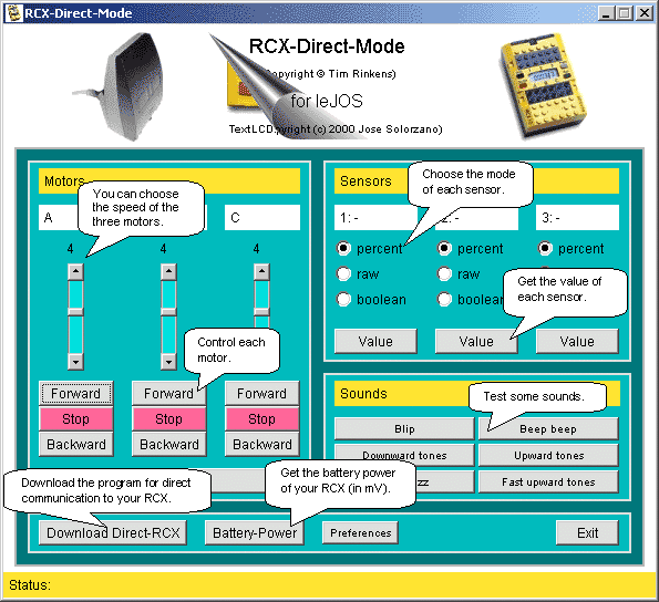 RCXDirectMode